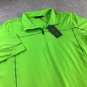 KJUS Men's Race Midlayer Half Zip Long Sleeve Golf Pullover Size 52‎ L NWT